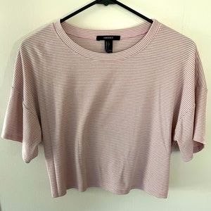 Pink Striped Tee